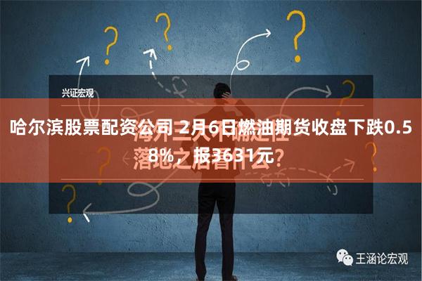 哈尔滨股票配资公司 2月6日燃油期货收盘下跌0.58%，报3631元